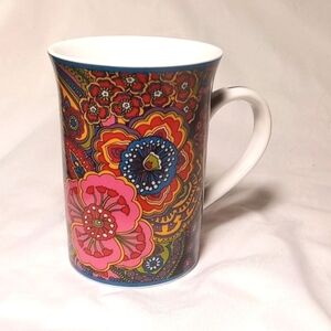Vera Bradley Symphony in Blue floral mug 8 Ounces